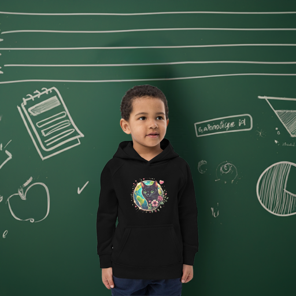 Global Love: Kids eco Unisex hoodie