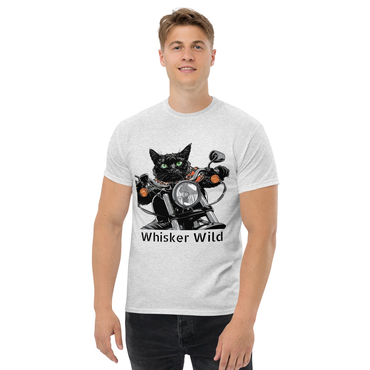 Henley's Whisker Wild tee unisex