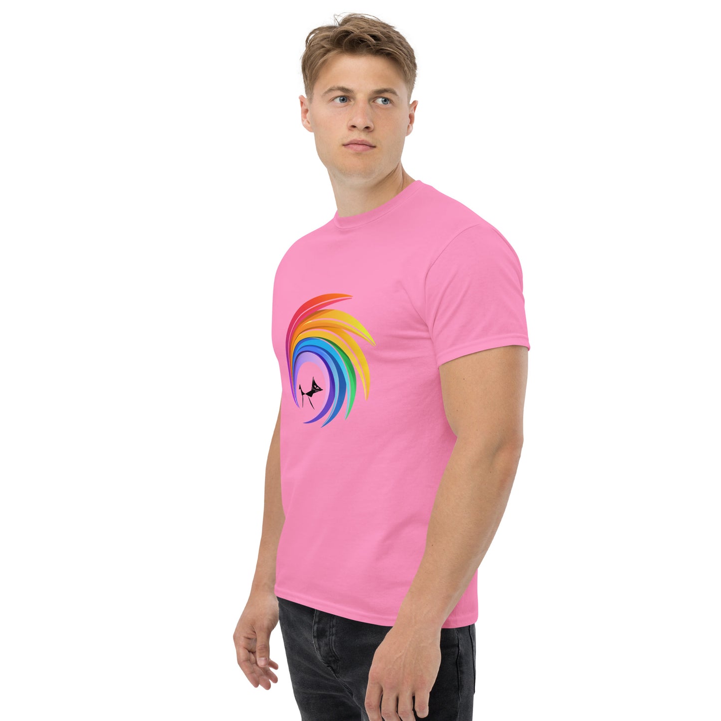 Henley's Pride Men's classic tee swirl unisex