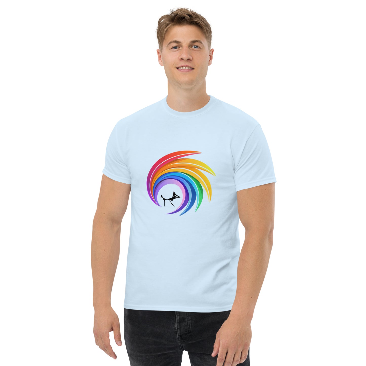 Henley's Pride Men's classic tee swirl unisex