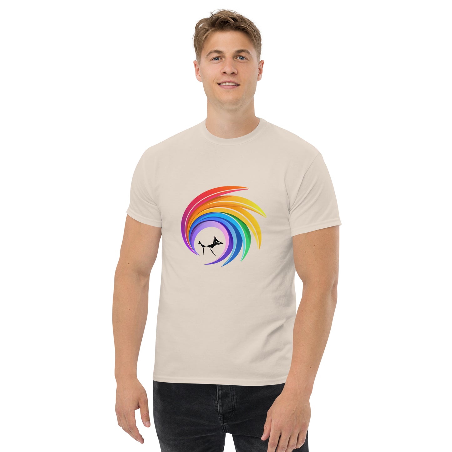 Henley's Pride Men's classic tee swirl unisex