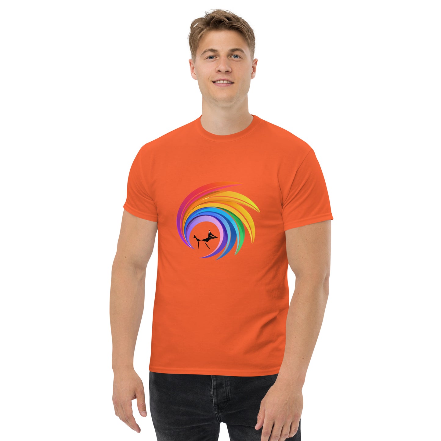 Henley's Pride Men's classic tee swirl unisex