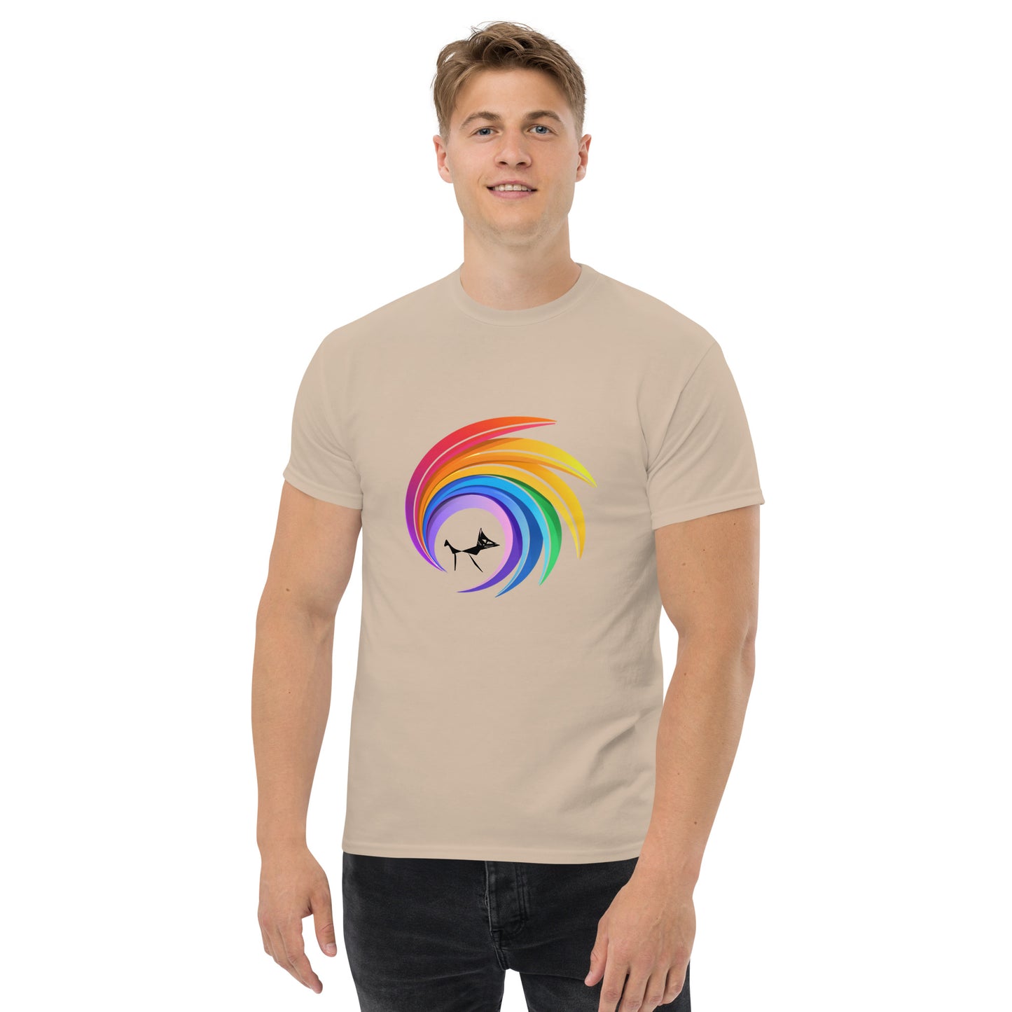 Henley's Pride Men's classic tee swirl unisex