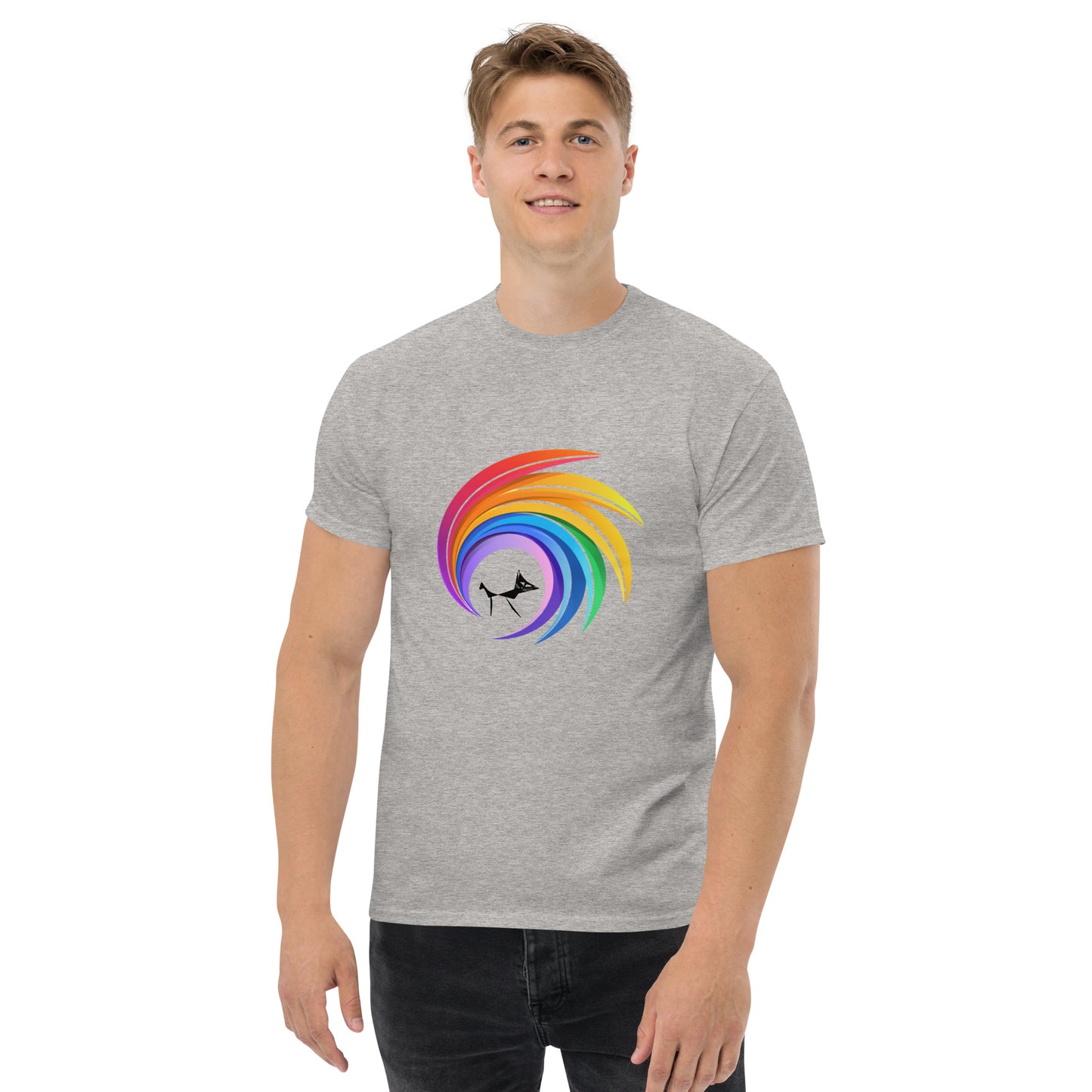 Henley's Pride Men's classic tee swirl unisex