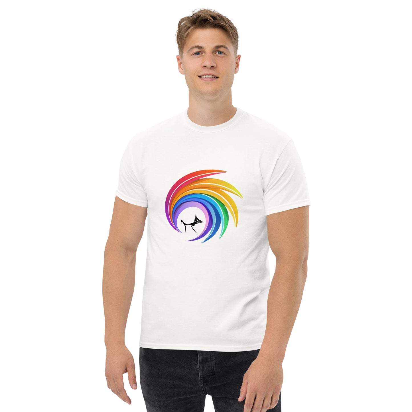 Henley's Pride Men's classic tee swirl unisex