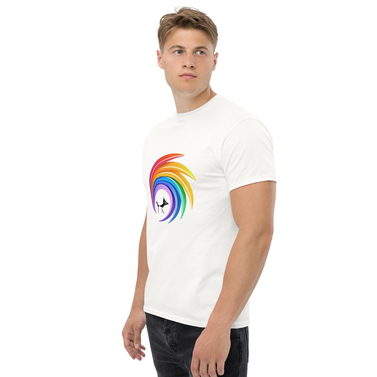 Henley's Pride Men's classic tee swirl unisex