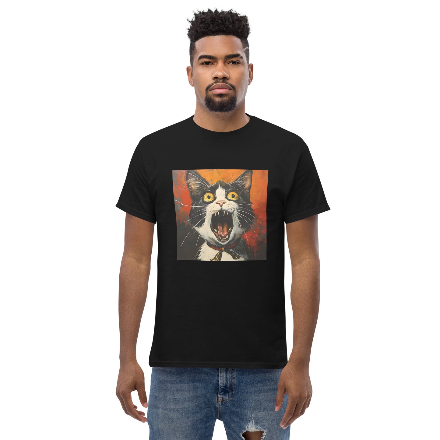 Surprised Squeezy Cat! classic tee unisex 2