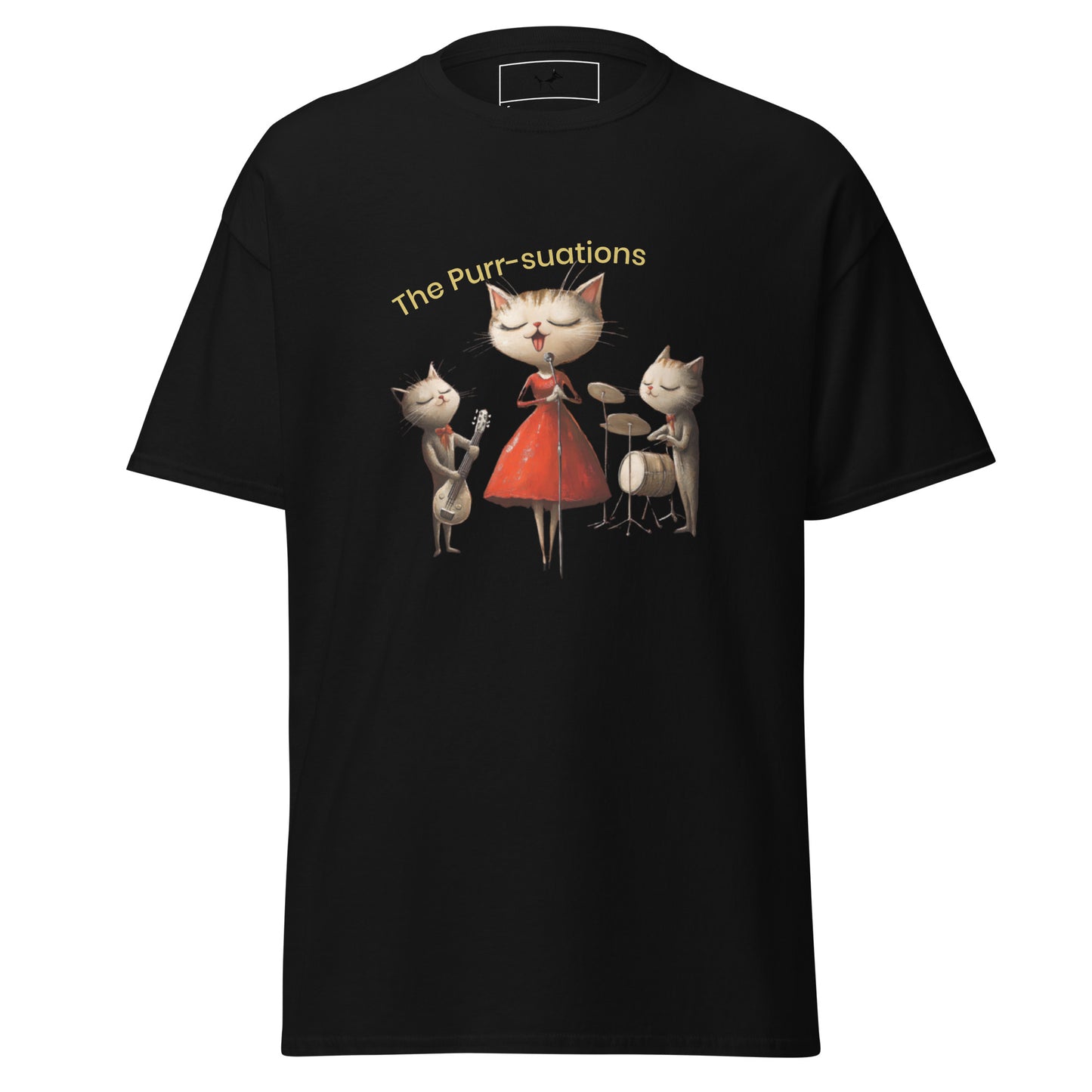 Henley's Global Love! The Purrsations Perform! unisex tee