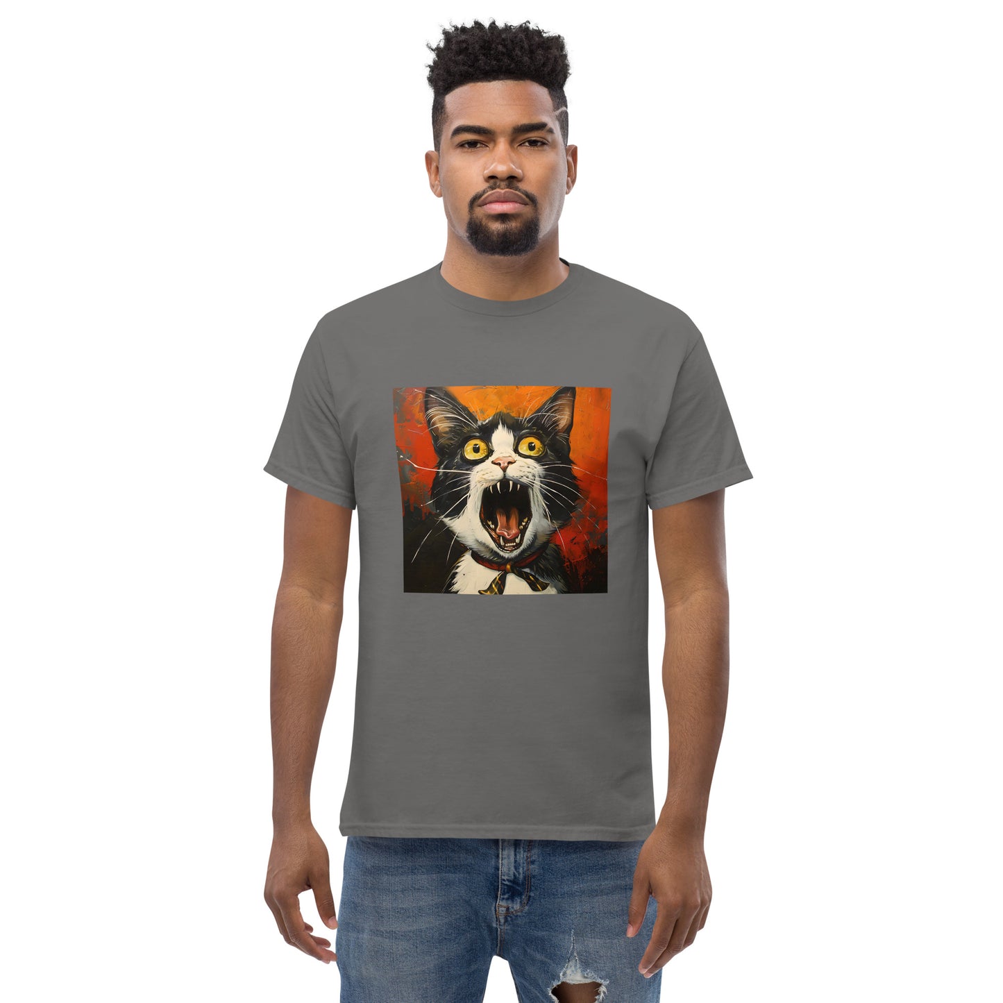 Surprised Squeezy Cat! classic tee unisex 2