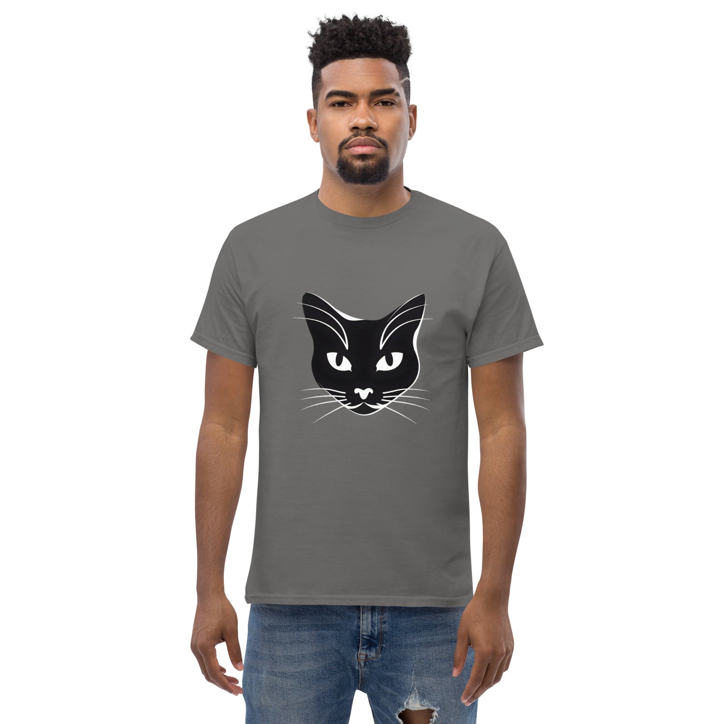 Henley Happy Cat Unisex classic tee