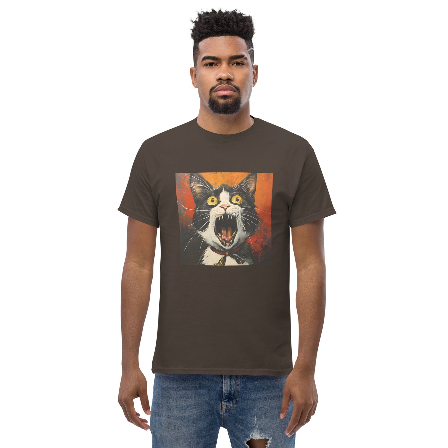 Surprised Squeezy Cat! classic tee unisex 2