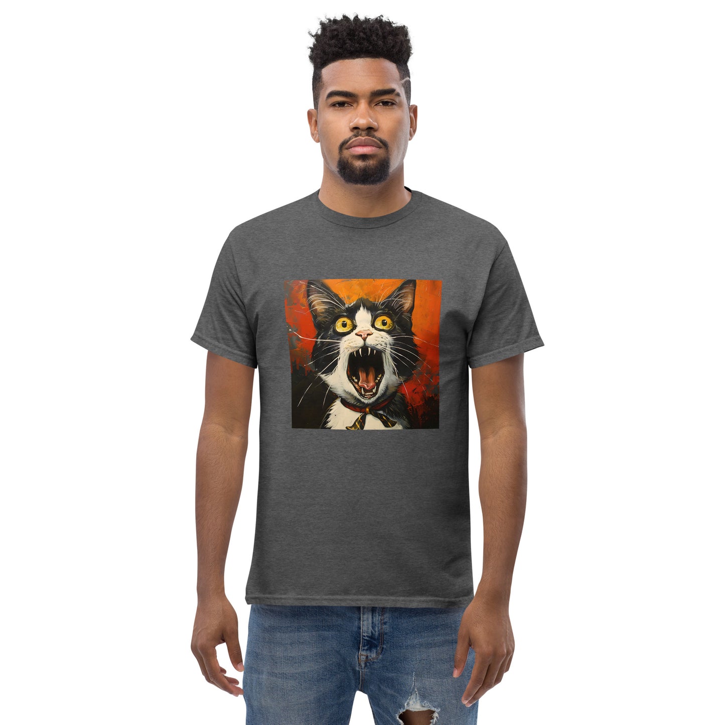 Surprised Squeezy Cat! classic tee unisex 2