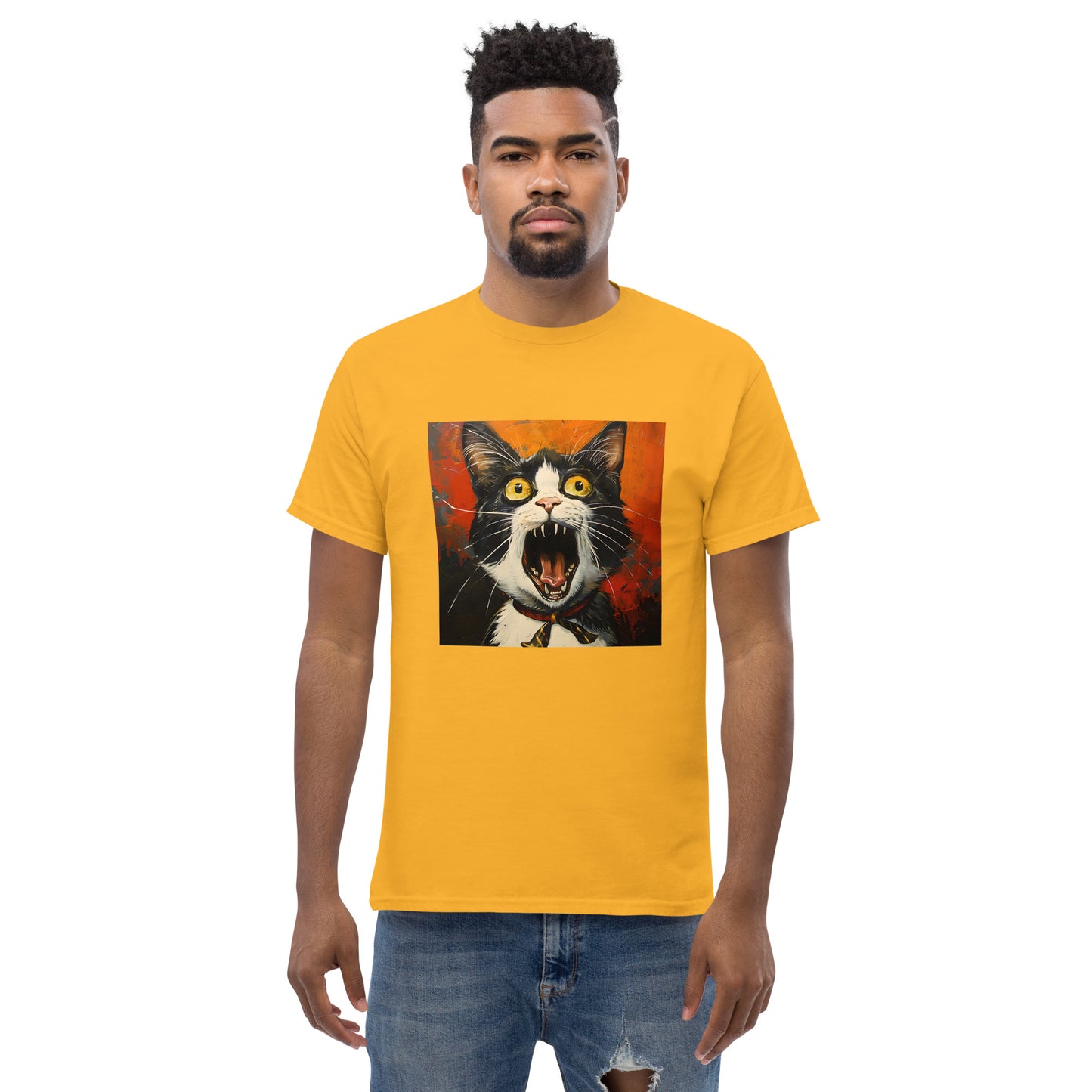 Surprised Squeezy Cat! classic tee unisex 2