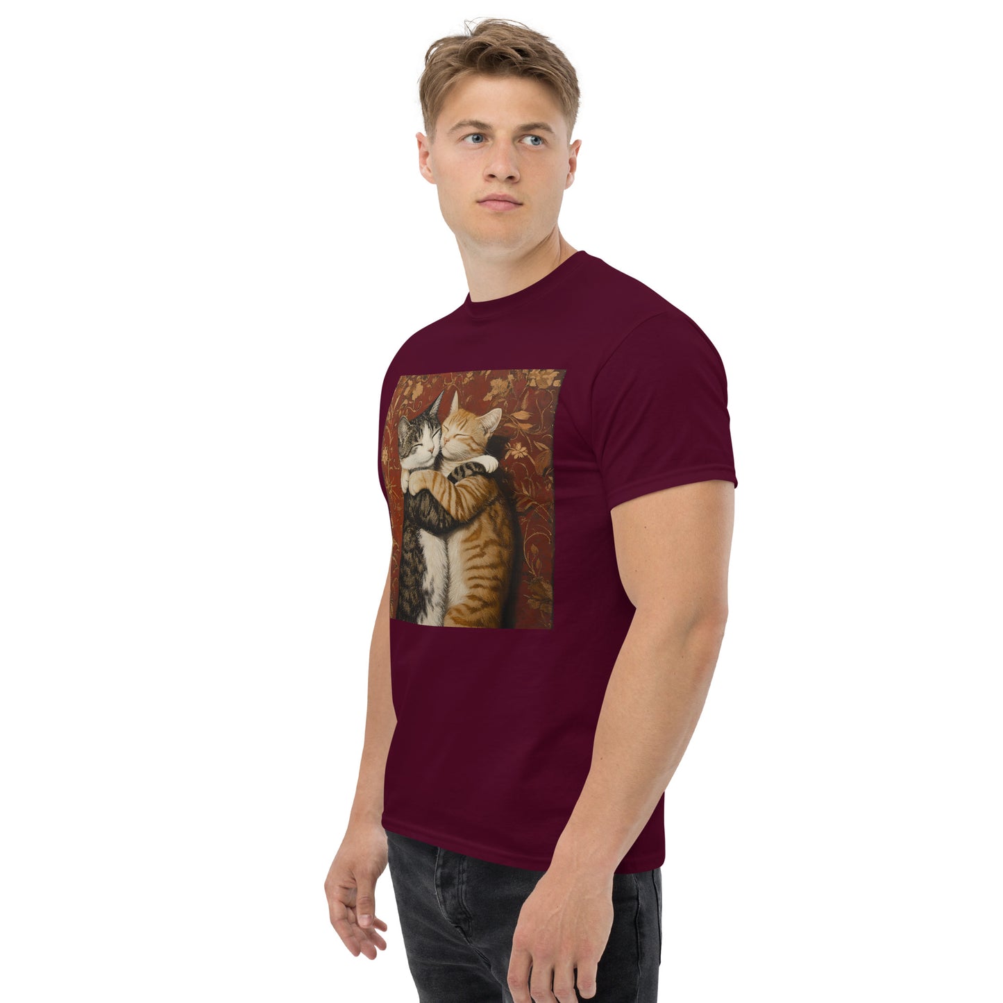 Henley Cat Cuddles Unisex classic tee