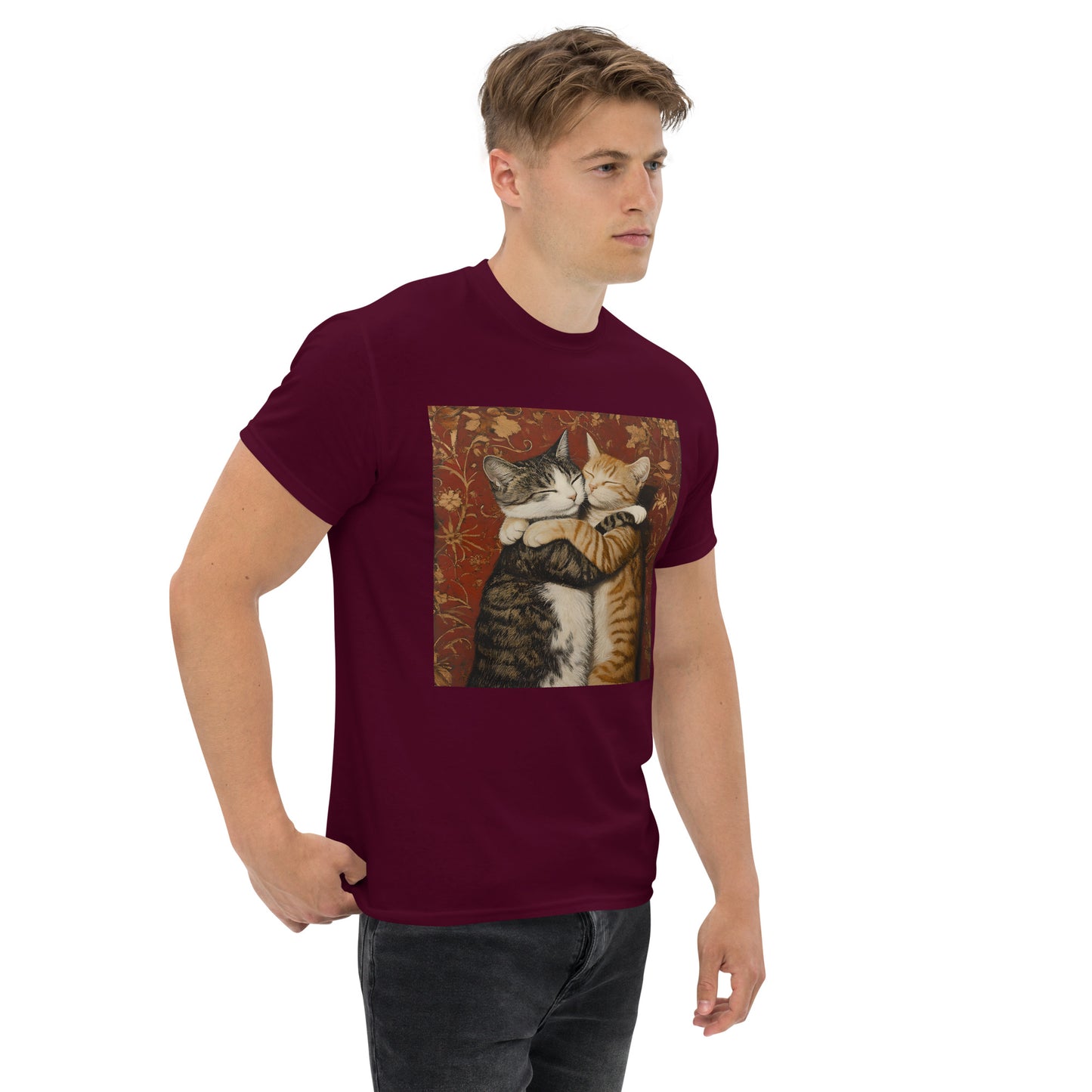 Henley Cat Cuddles Unisex classic tee