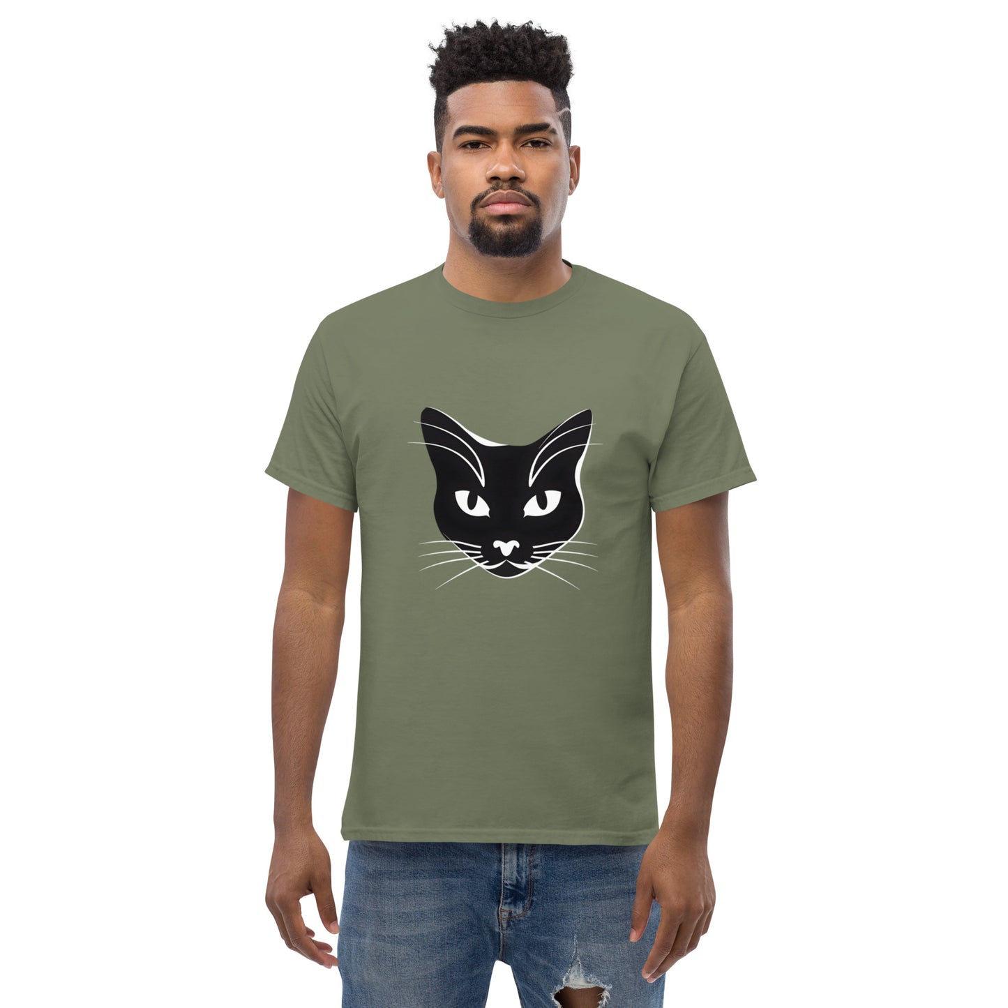 Henley Happy Cat Unisex classic tee