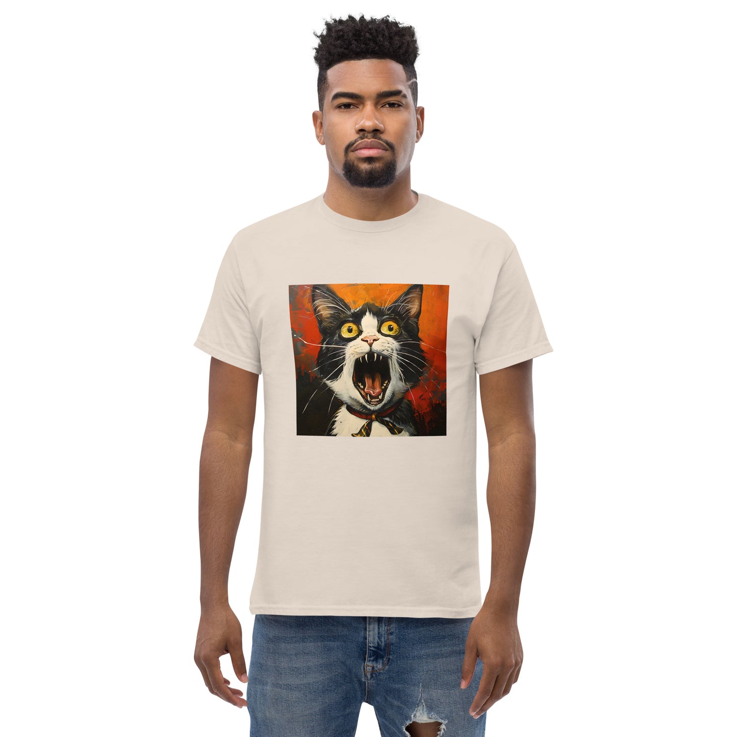 Surprised Squeezy Cat! classic tee unisex 2