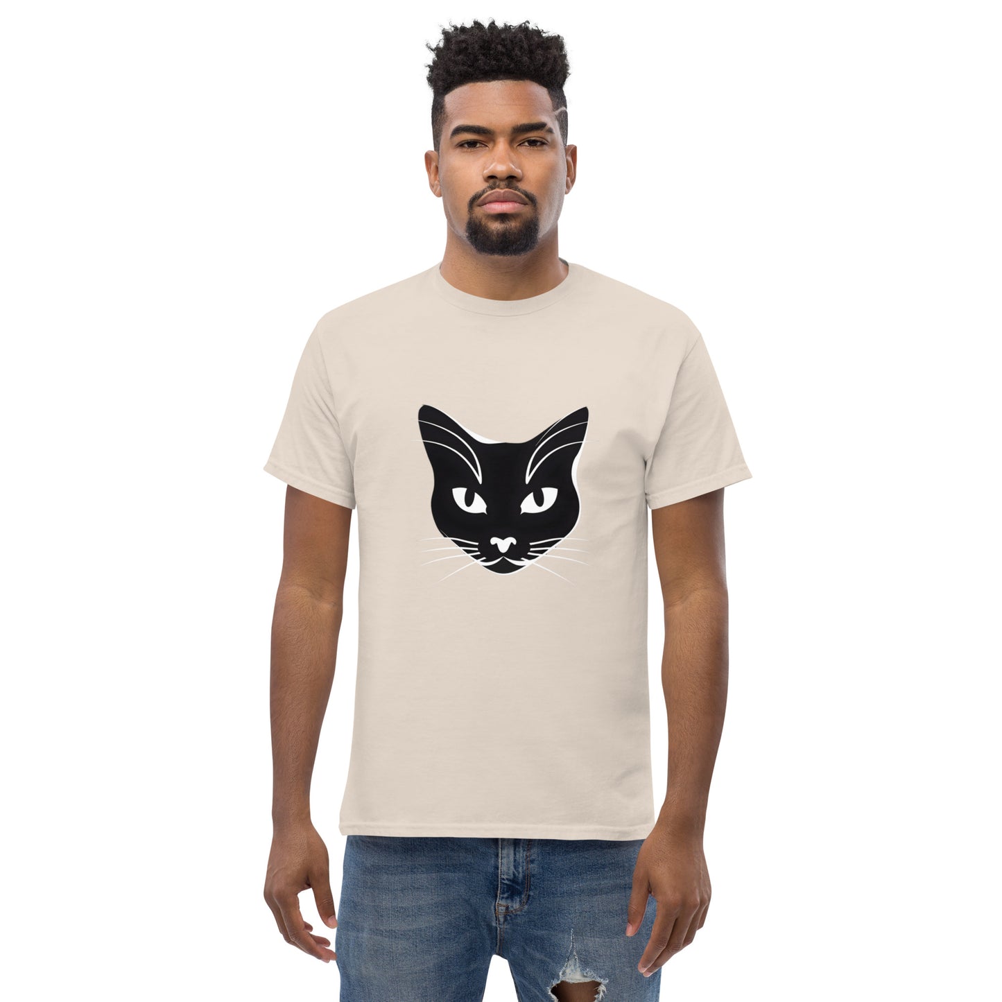 Henley Happy Cat Unisex classic tee