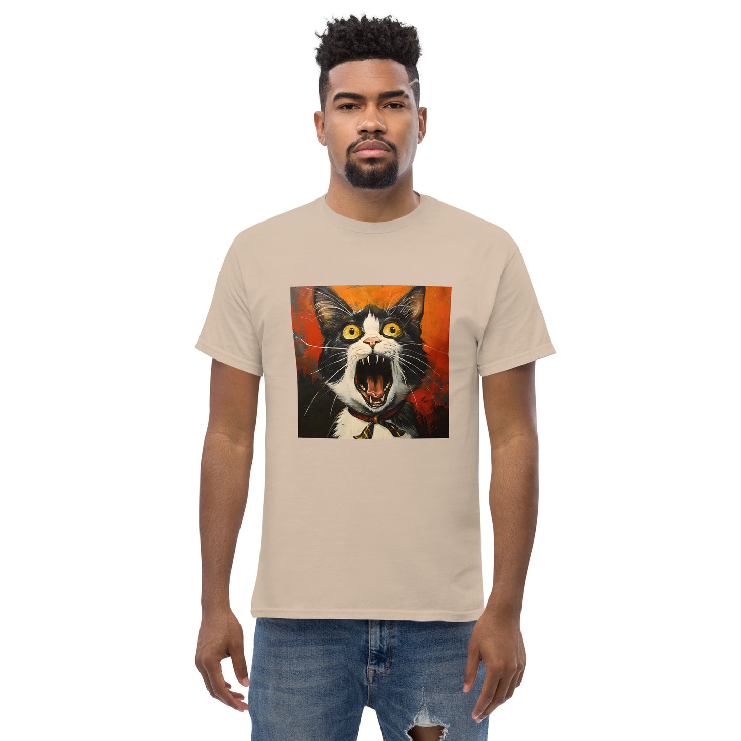 Surprised Squeezy Cat! classic tee unisex 2