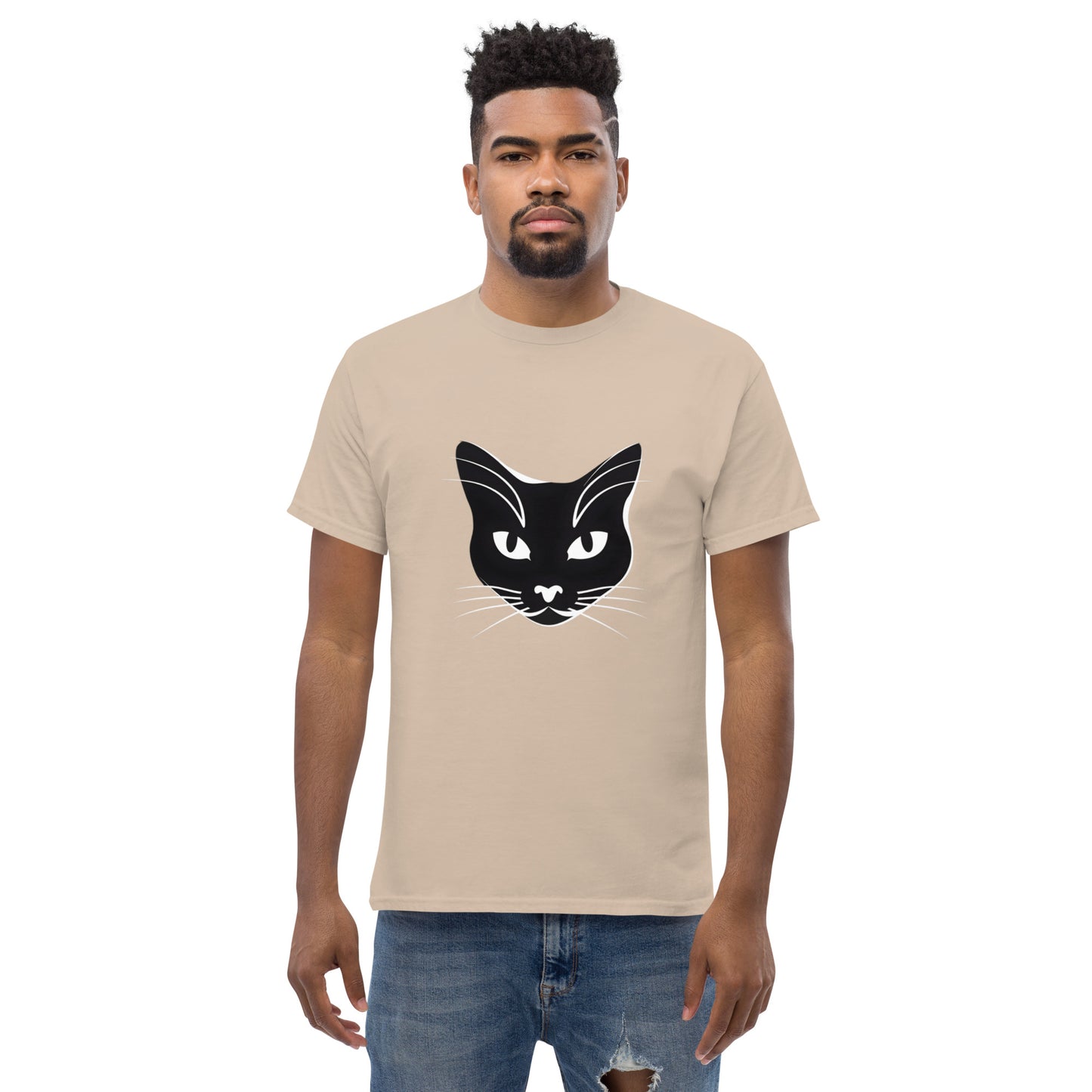 Henley Happy Cat Unisex classic tee