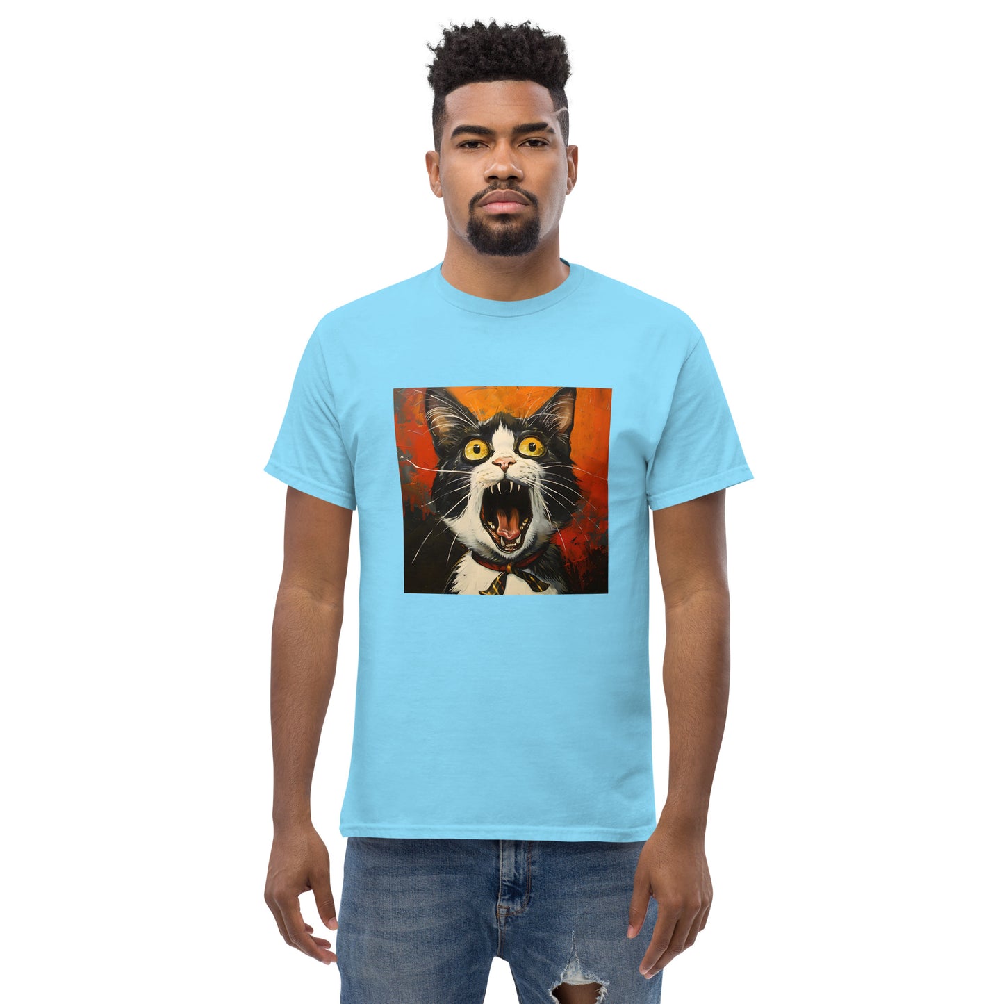 Surprised Squeezy Cat! classic tee unisex 2