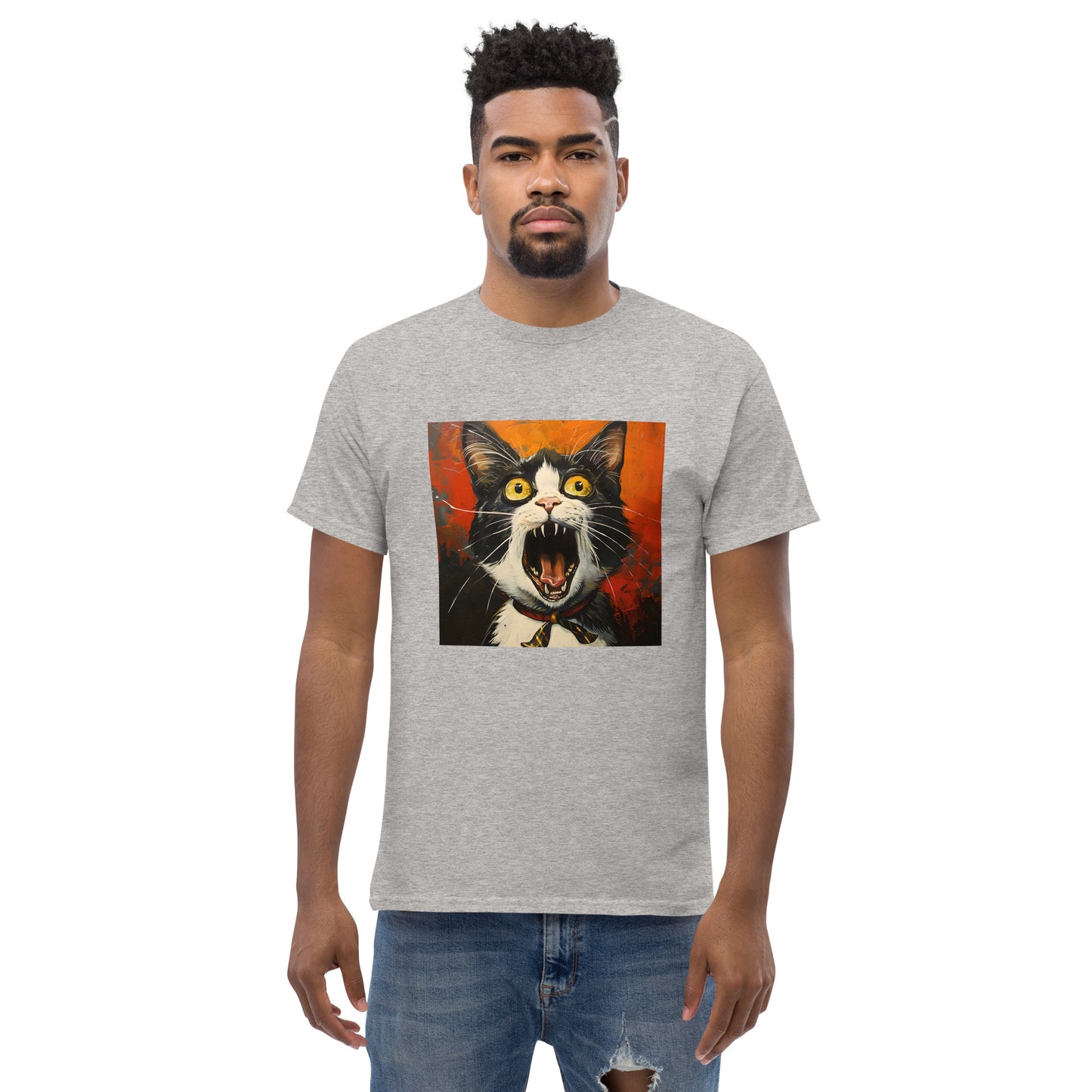 Surprised Squeezy Cat! classic tee unisex 2