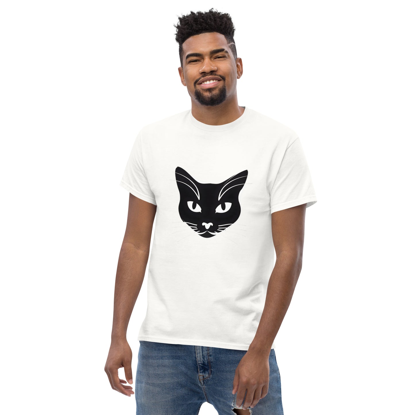 Henley Happy Cat Unisex classic tee