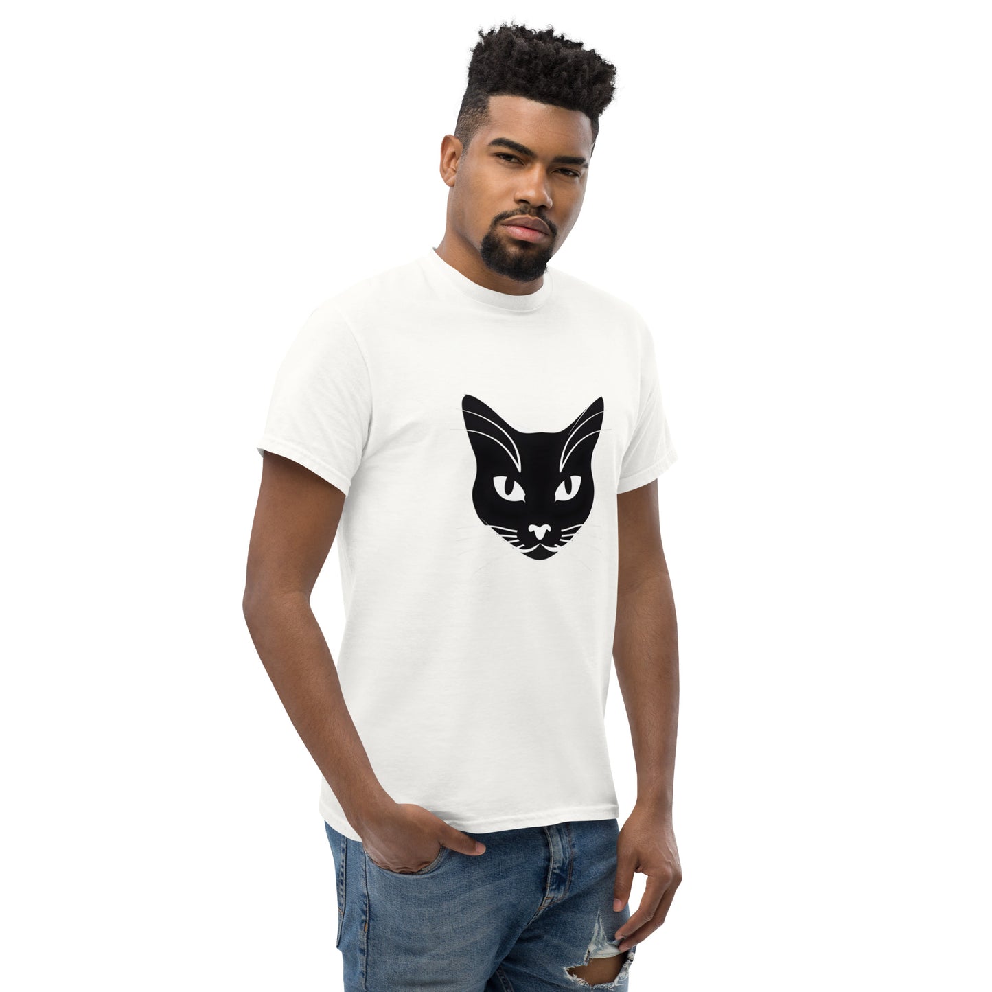 Henley Happy Cat Unisex classic tee