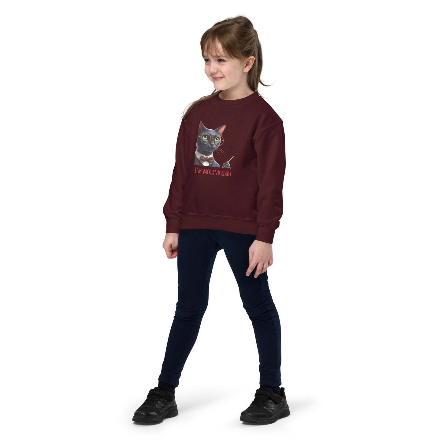 Henley Back to School - the teacher! Unisex Youth crewneck sweatshirt