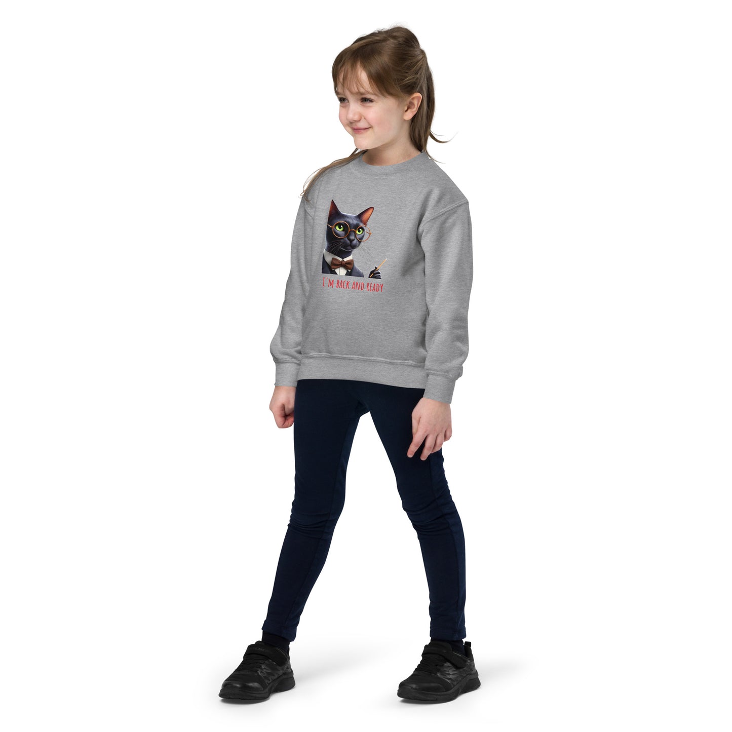 Henley Back to School - the teacher! Unisex Youth crewneck sweatshirt