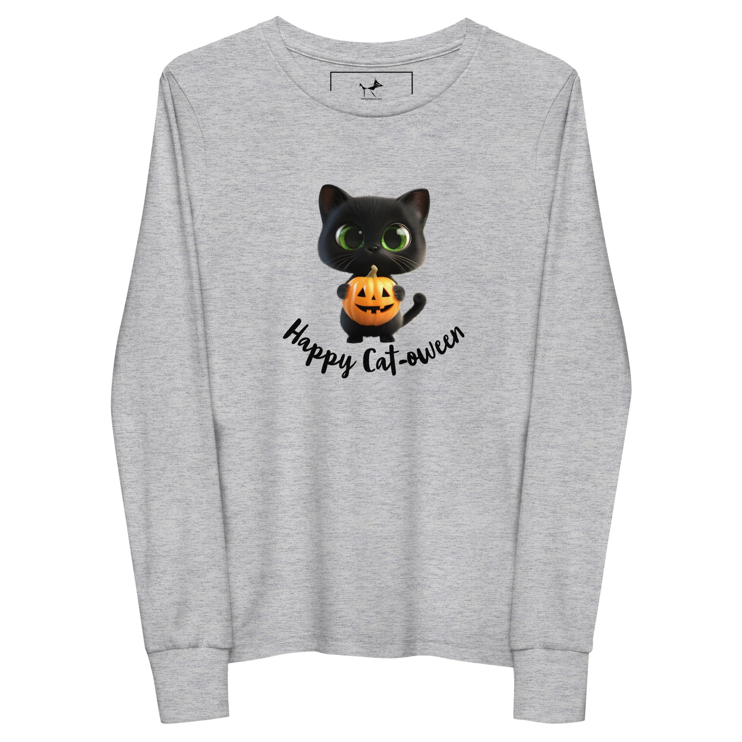 Happy Catoween Youth unisex long sleeve tee