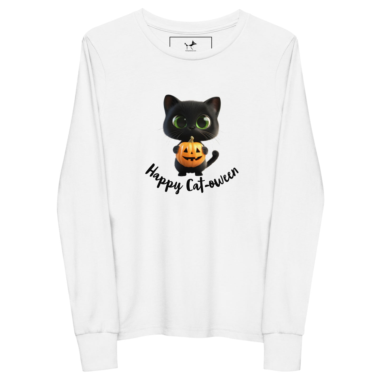 Happy Catoween Youth unisex long sleeve tee