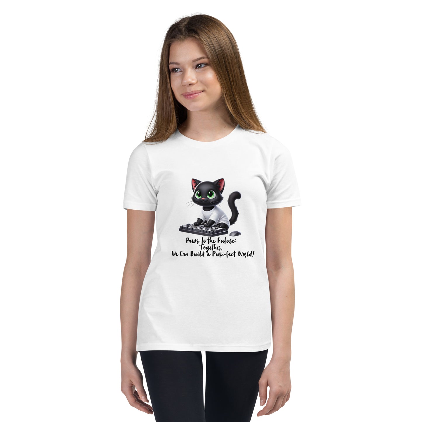 Henley Happy School - Unisex Youth Short Sleeve T-Shirt